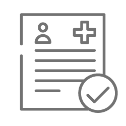 Medical transcript icon